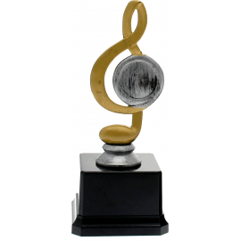 Trofeo musica cm 17