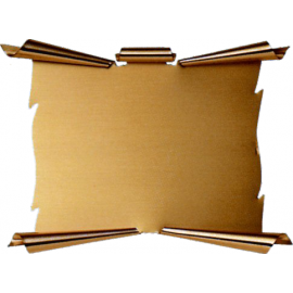 Targa ottone 24K 20x15