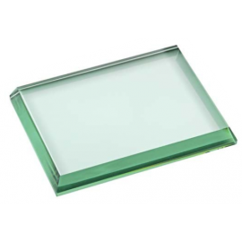Fermacarte cristallo cm 13,5x10,5x1,5
